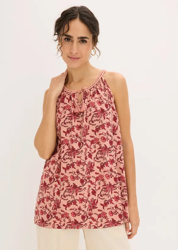 Top &agrave; fines bretelles en viscose, bonprix