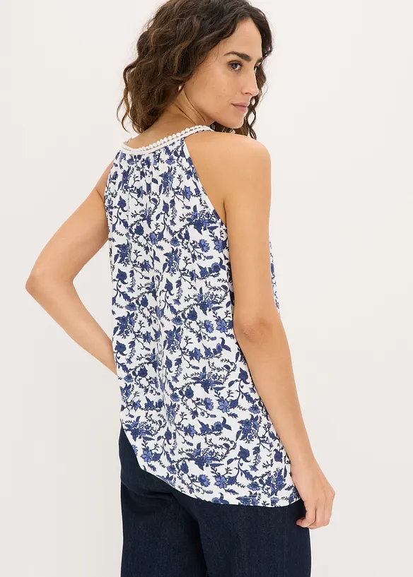Top &agrave; fines bretelles en viscose, bonprix