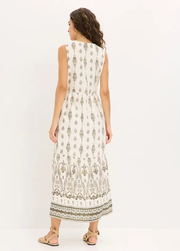 Maxikleid aus flie&szlig;ender Viskose, bonprix