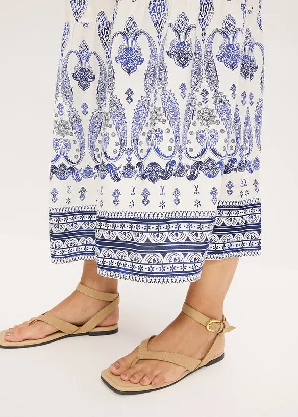 Maxikleid aus flie&szlig;ender Viskose, bonprix