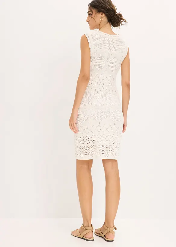 Strickkleid aus Baumwoll-Mix, bonprix