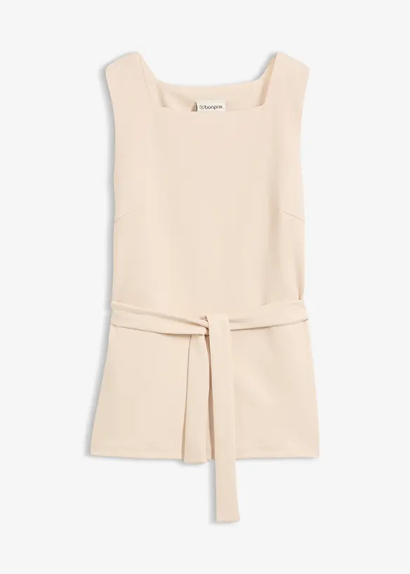 Top aus Piqu&eacute; mit Bindeband, bonprix
