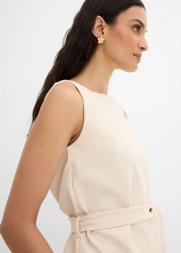 Top aus Piqu&eacute; mit Bindeband, bonprix