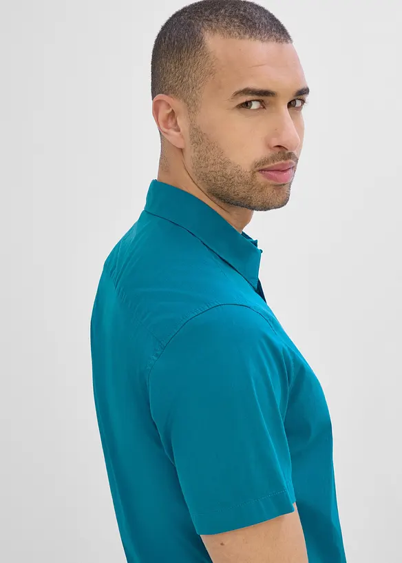 Stretch-Kurzarmhemd in Slim Fit, bonprix