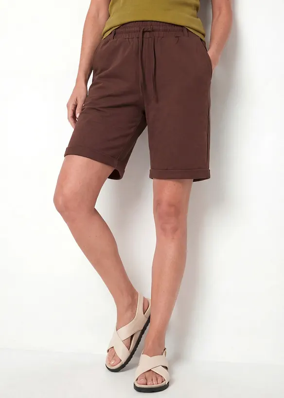 Sweat-Bermuda aus reiner Bio-Baumwolle, bonprix