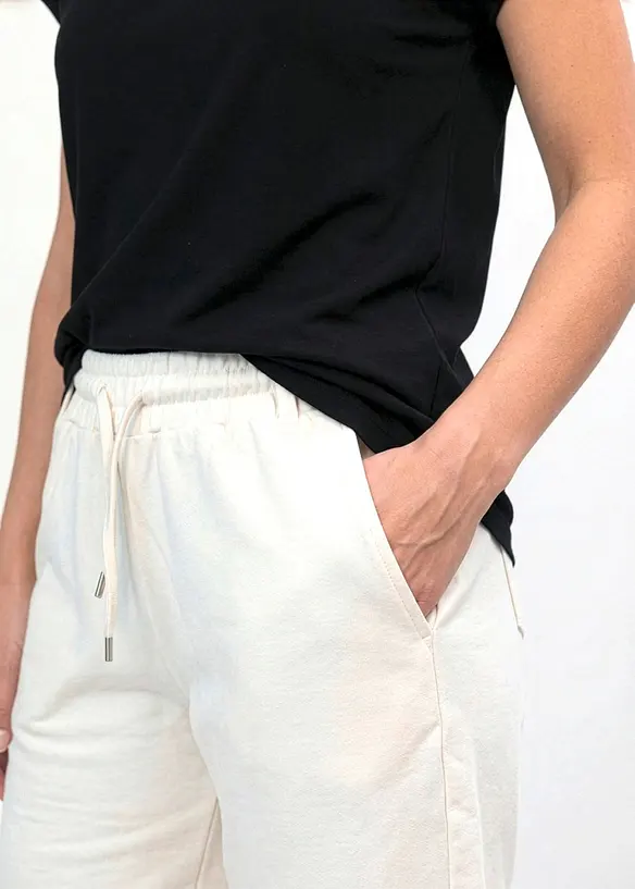 Sweat-Bermuda aus reiner Bio-Baumwolle, bonprix