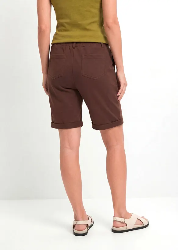 Sweat-Bermuda aus reiner Bio-Baumwolle, bonprix