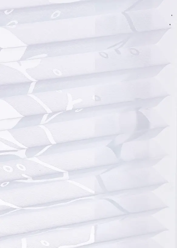 Store pliss&eacute; motif feuillage en d&eacute;vor&eacute;, bonprix