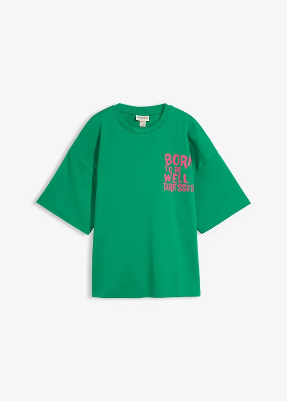 Oversize-Shirt aus reiner Bio-Baumwolle, bonprix