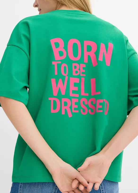Oversize-Shirt aus reiner Bio-Baumwolle, bonprix
