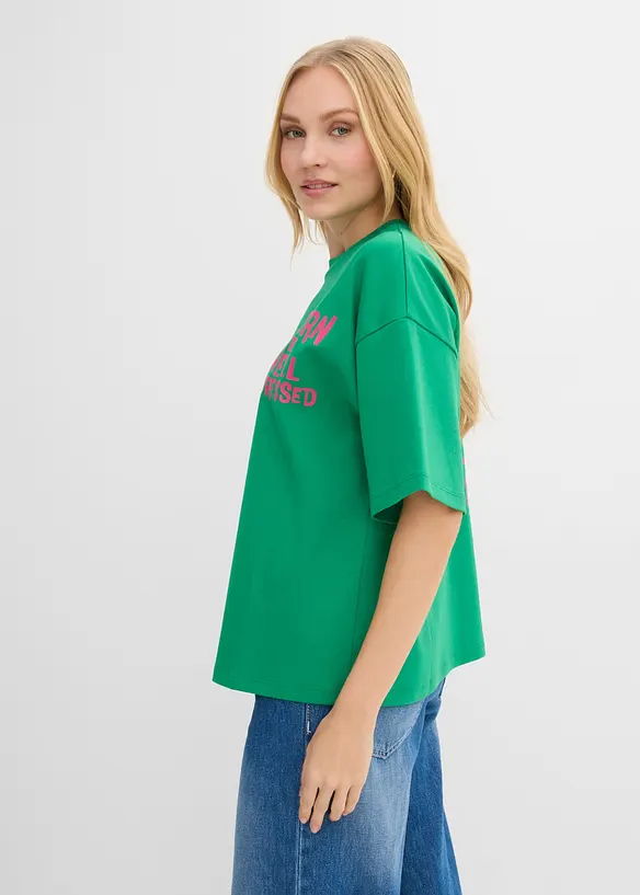 Oversize-Shirt aus reiner Bio-Baumwolle, bonprix