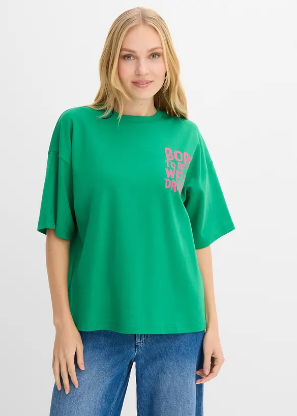 Oversize-Shirt aus reiner Bio-Baumwolle, bonprix
