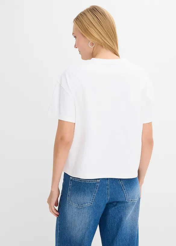 Weites T-Shirt aus reiner Bio-Baumwolle, bonprix