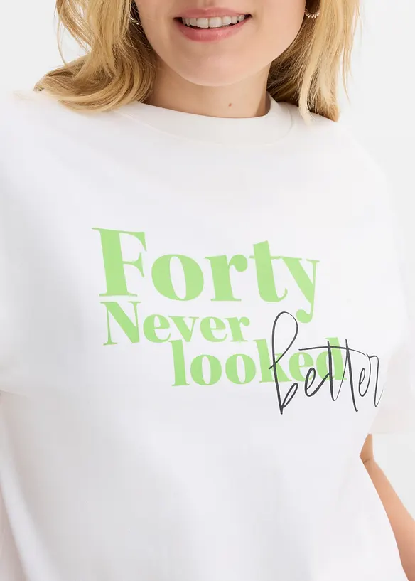 Weites T-Shirt aus reiner Bio-Baumwolle, bonprix