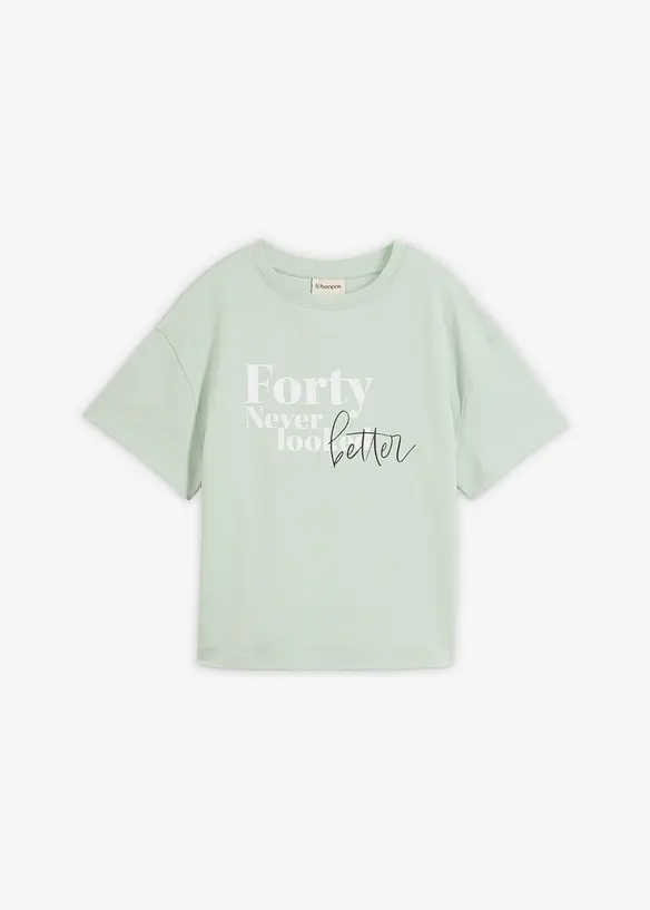 T-shirt large 100% coton, bonprix