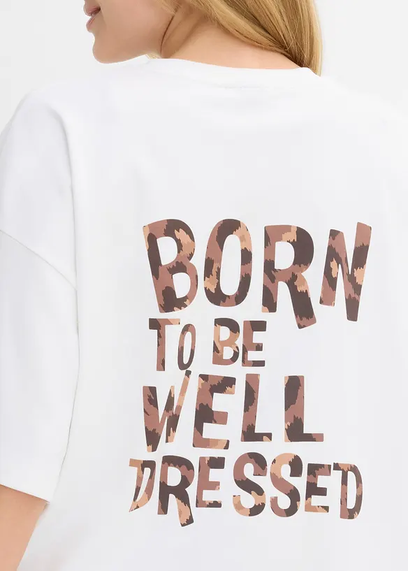 Oversize-Shirt aus reiner Bio-Baumwollle, bonprix