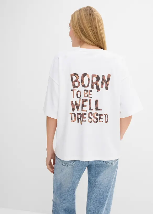 Oversize-Shirt aus reiner Bio-Baumwollle, bonprix