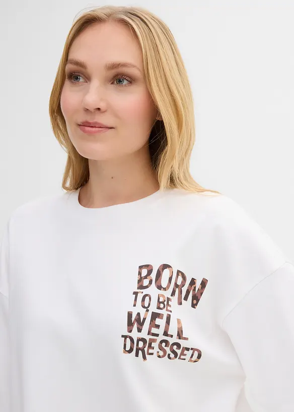 Oversize-Shirt aus reiner Bio-Baumwollle, bonprix