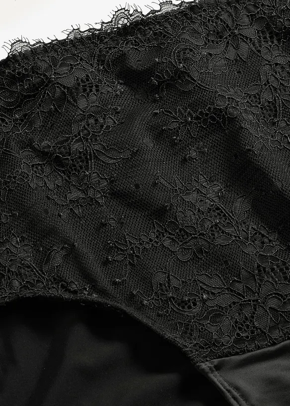 Culotte maxi &agrave; dentelle florale, bonprix