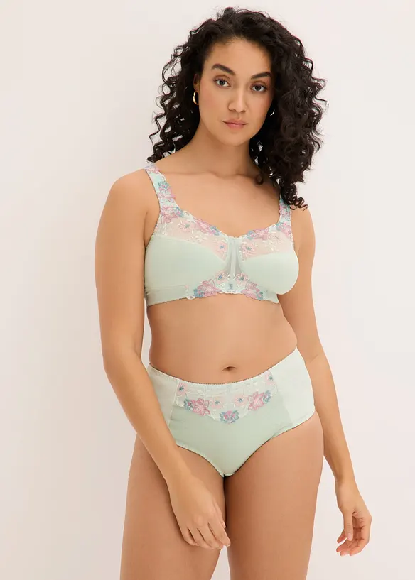 Soutien-gorge grand maintien sans armatures, bretelles rembourr&eacute;es, bonprix