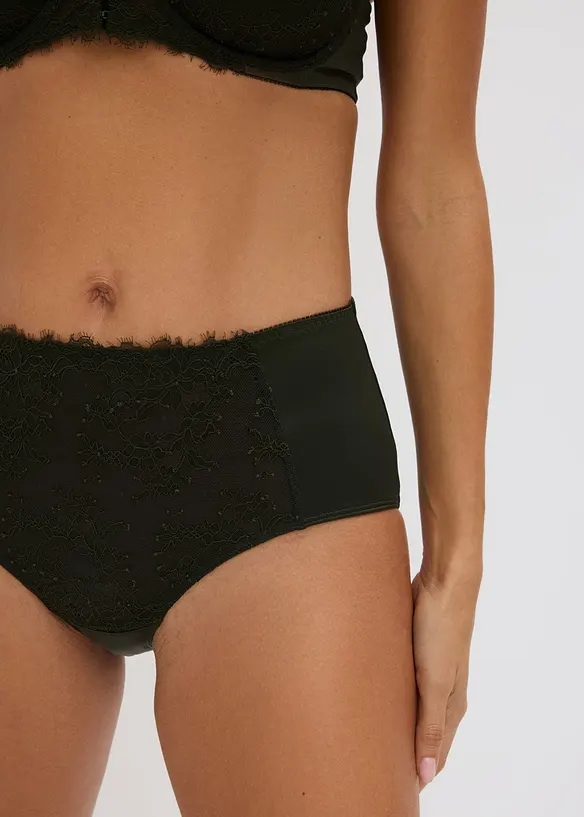 Culotte maxi &agrave; dentelle florale, bonprix