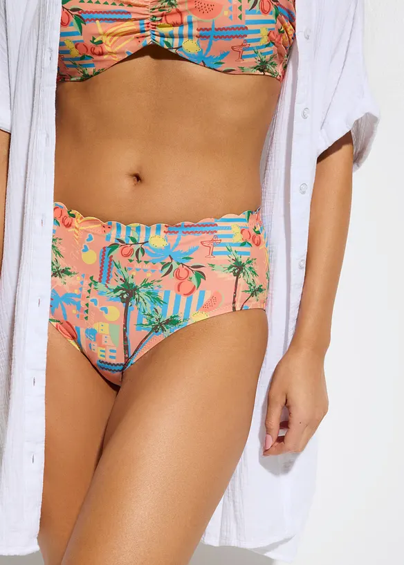 Bas de maillot taille haute, bonprix