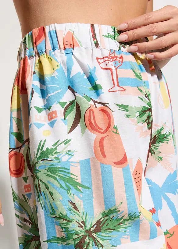 Strandshorts aus flie&szlig;endem Viskose-Mix, bonprix