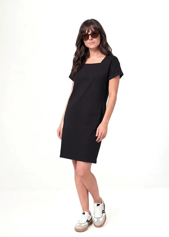 Jerseykleid mit reiner Bio-Baumwolle, bonprix