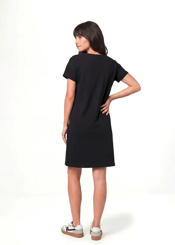 Jerseykleid mit reiner Bio-Baumwolle, bonprix