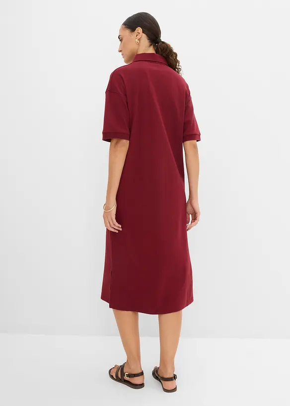 Polo Midikleid aus reiner Bio-Baumwolle, bonprix