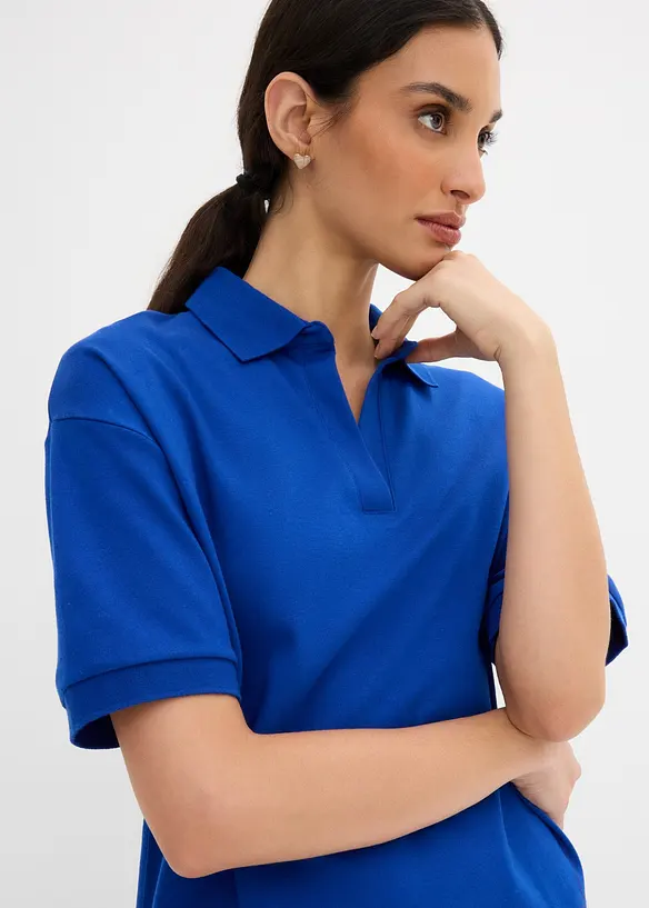 Polo Midikleid aus reiner Bio-Baumwolle, bonprix