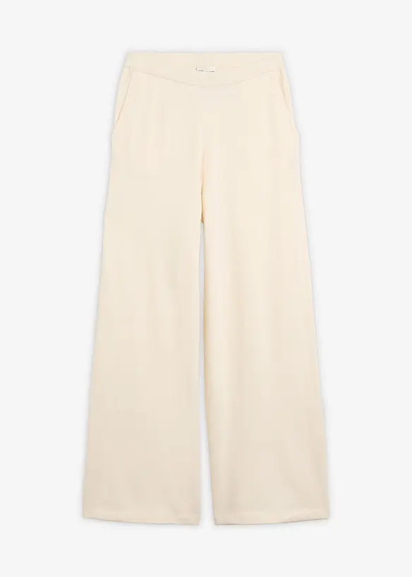 Pantalon large en maille estivale, bonprix