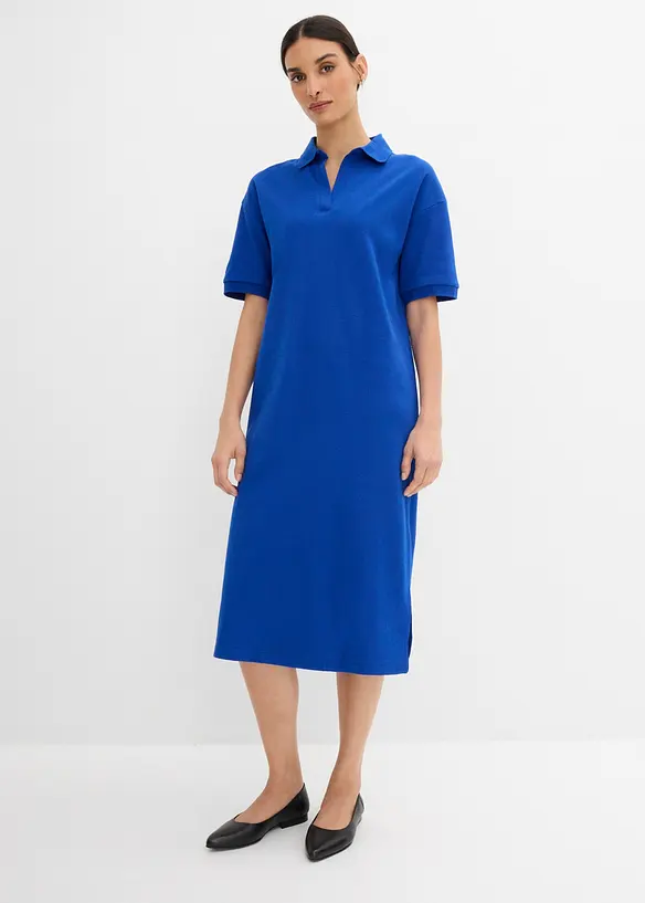 Polo Midikleid aus reiner Bio-Baumwolle, bonprix