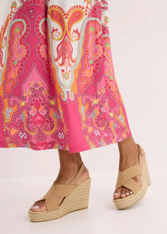 Robe longue et douce en jersey viscose, bonprix
