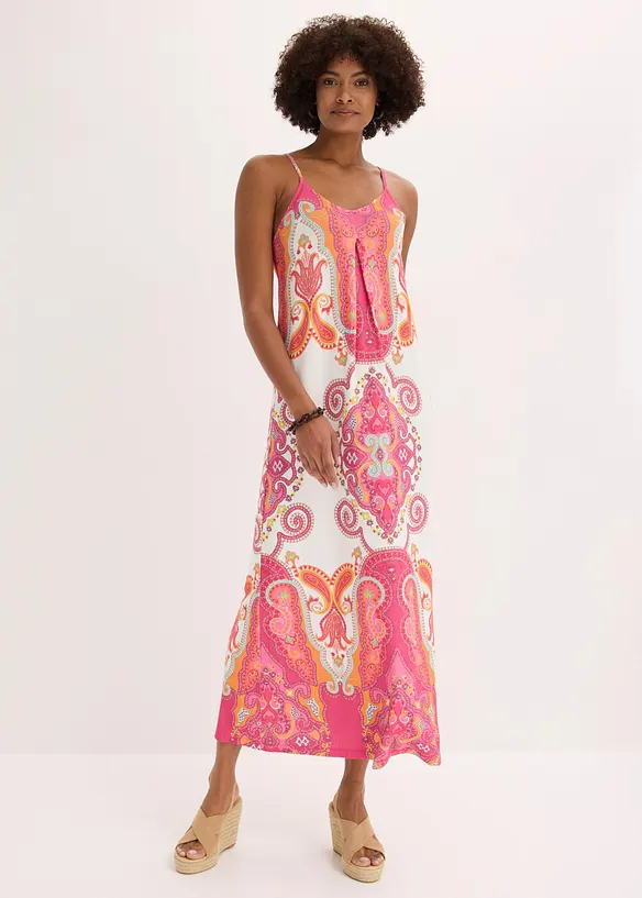 Robe longue et douce en jersey viscose, bonprix