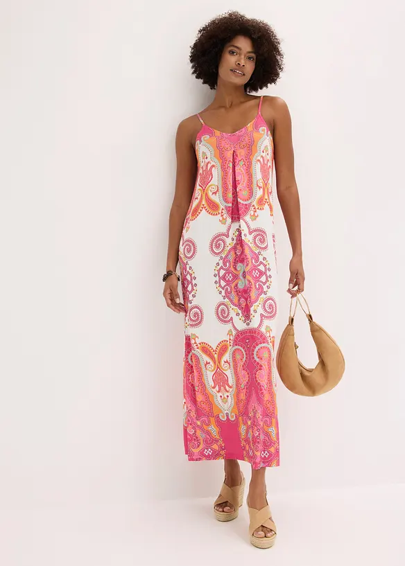 Robe longue et douce en jersey viscose, bonprix