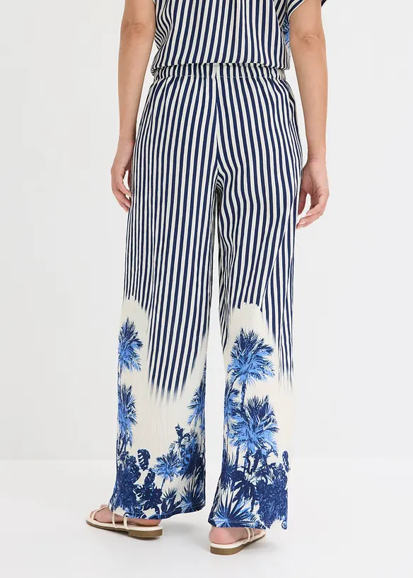 Pantalon palazzo fluide, bonprix