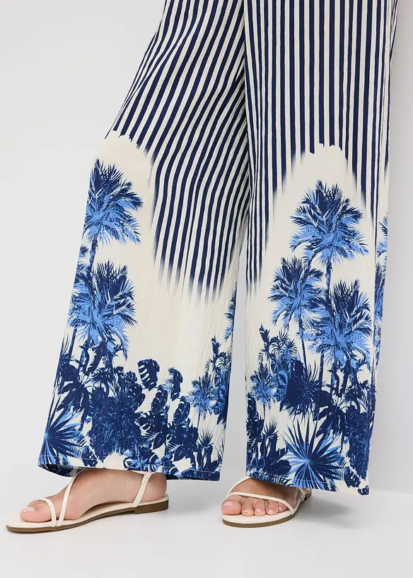 Pantalon palazzo fluide, bonprix