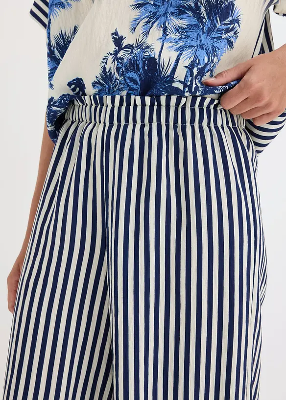 Pantalon palazzo fluide, bonprix