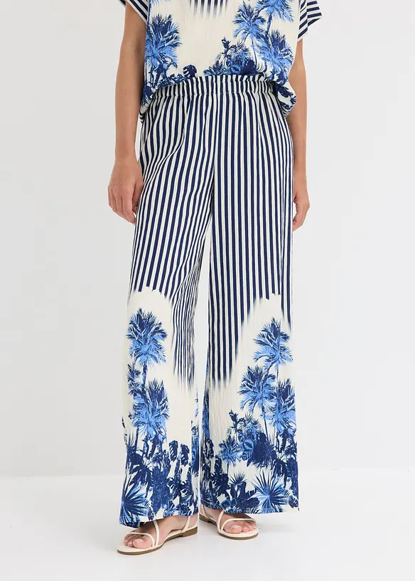 Pantalon palazzo fluide, bonprix