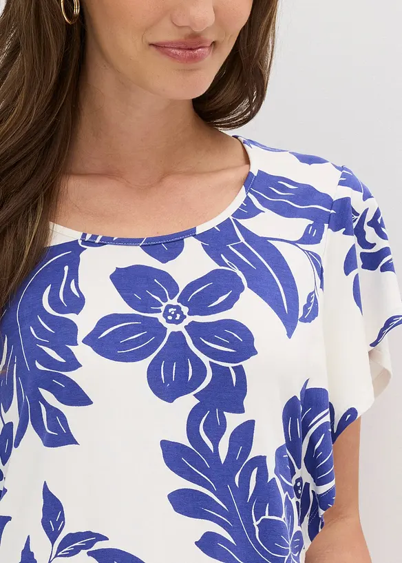 T-shirt doux en viscose extensible, bonprix