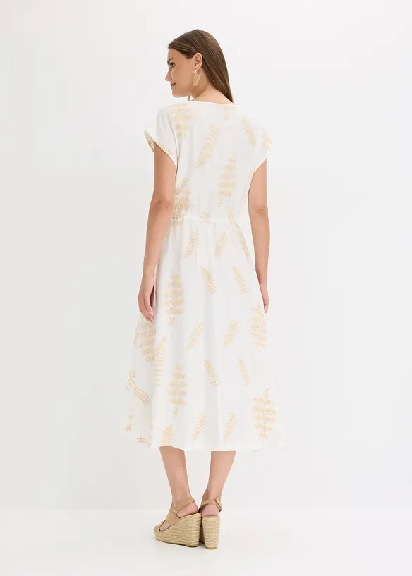 Midikleid mit Stickerei, bonprix