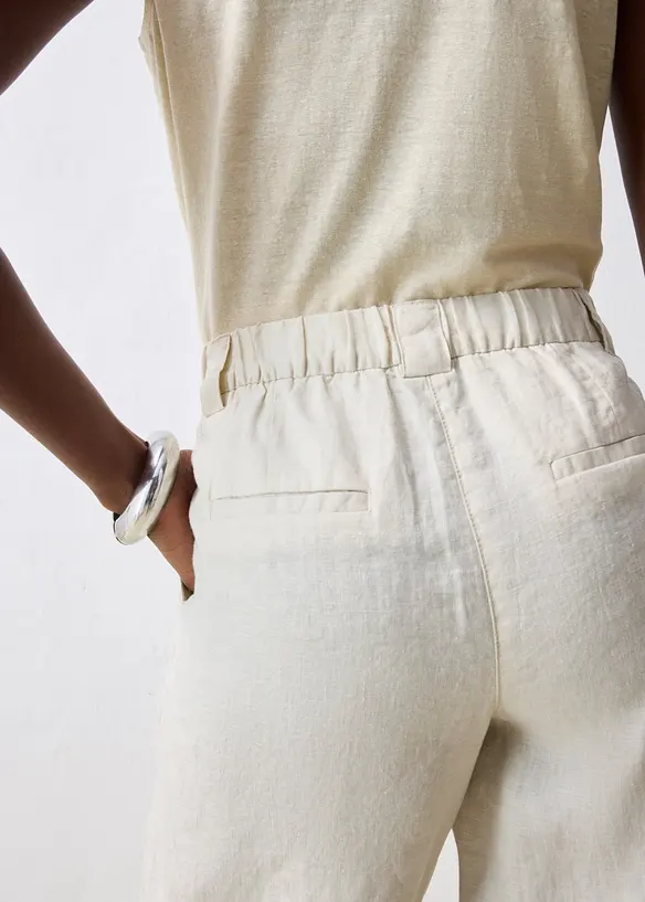 Bermudashorts aus reinem Leinen, bonprix