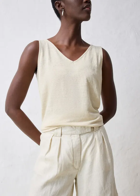 Bermudashorts aus reinem Leinen, bonprix