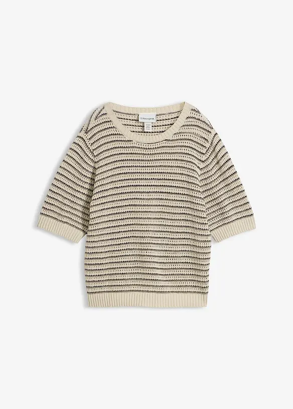 Pull ajour&eacute;, bonprix