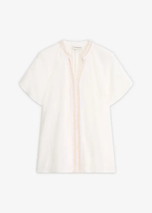 Tunique en viscose effet froiss&eacute;, bonprix