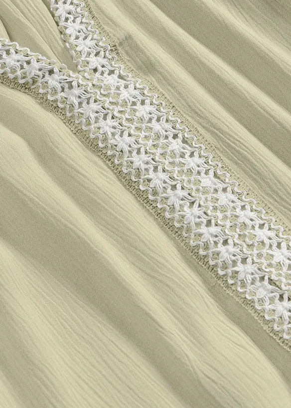 Viskose-Tunika mit Crinkle-Effekt, bonprix
