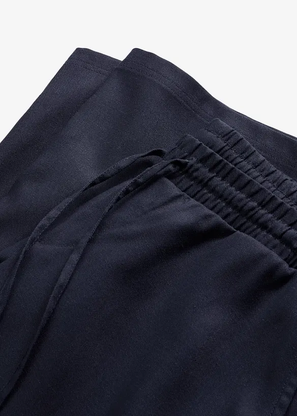 Pantalon large &agrave; pinces, bonprix