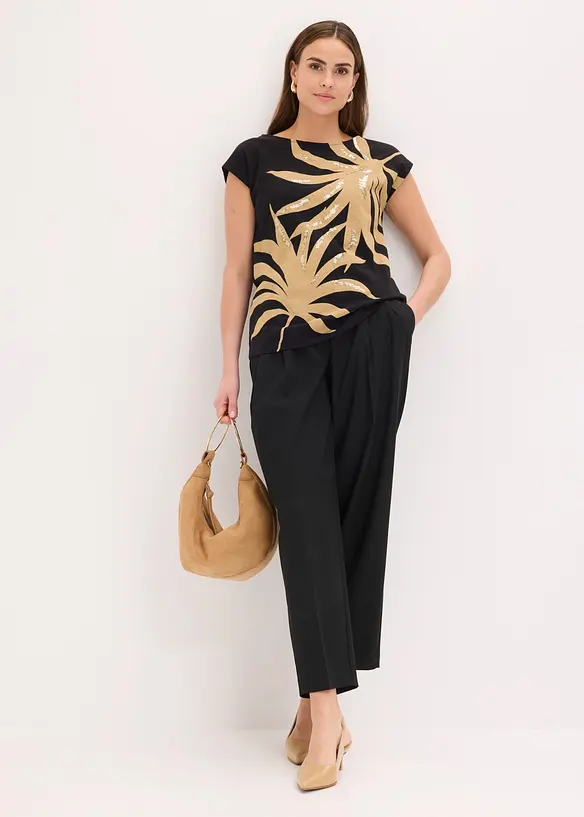 Shirt mit Pailletten, bonprix