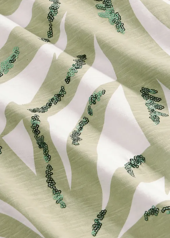Shirt mit Pailletten, bonprix
